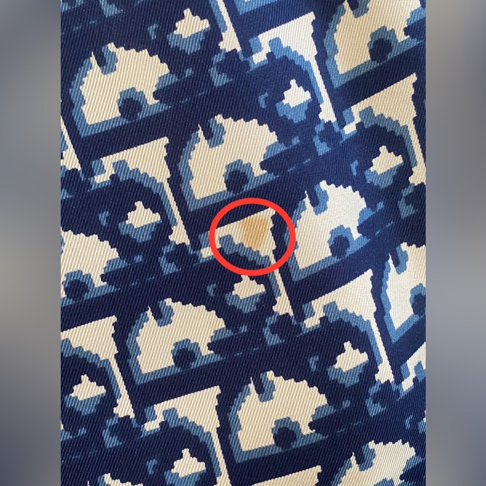 MITZAH DIOR OBLIQUE SILK NECKERCHIEF - Picture 9 of 11